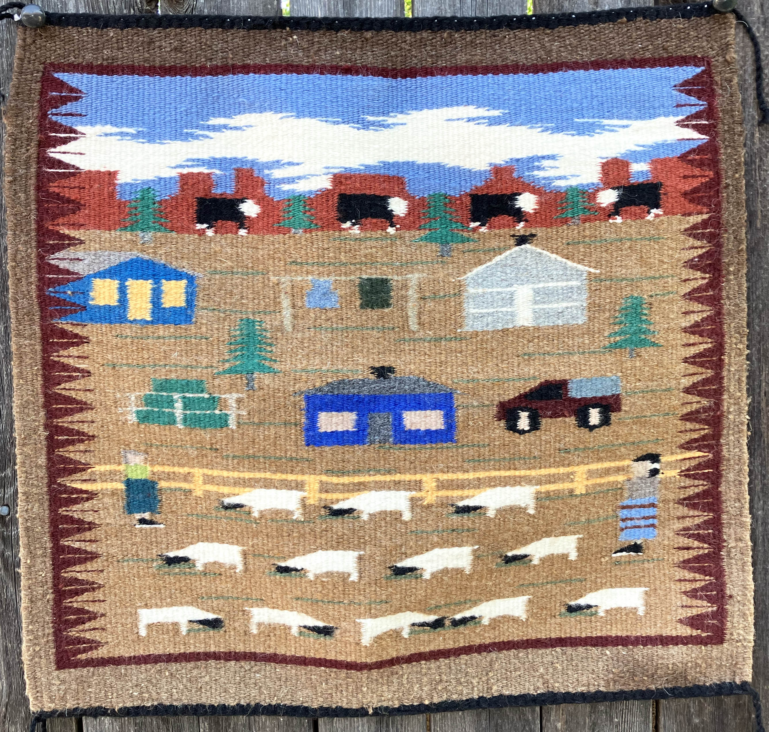 Ellen Smith | Wide Ruins Navajo Rug | Penfield Gallery of Indian Arts | Albuquerque, New Mexico